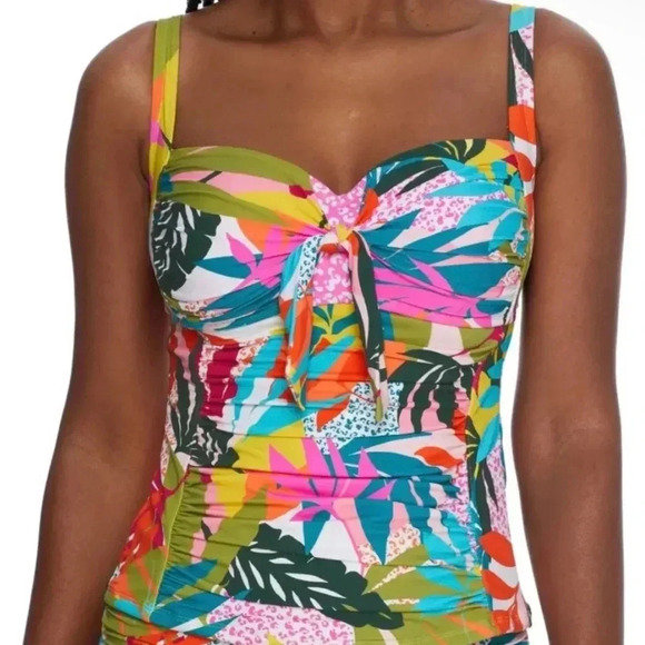 Bleu Rod Beattie Tankini Swimsuit Size 6D and Sarong Hipster Bottom Size 6 - Picture 2 of 11